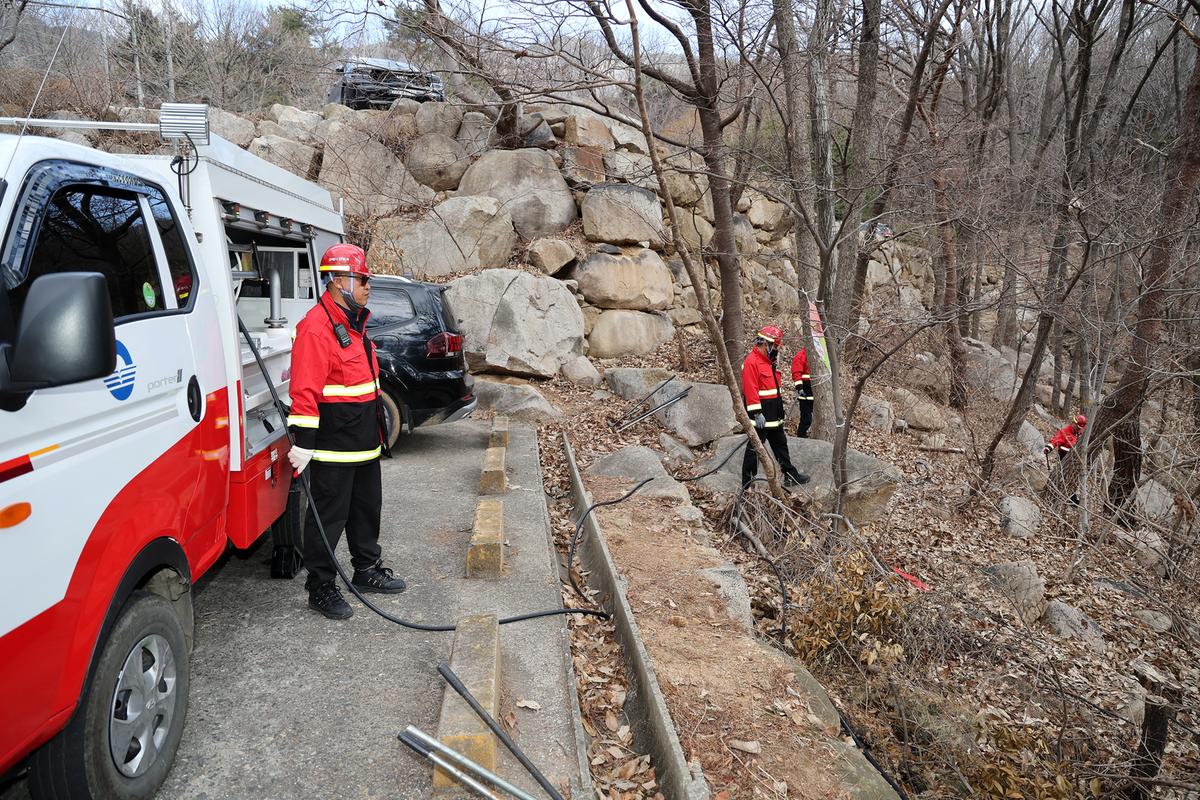 산불진화 기동훈련1