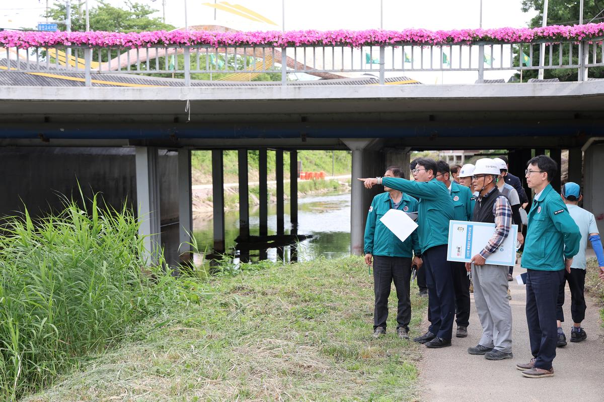 신어천하천정비사업 현장방문2