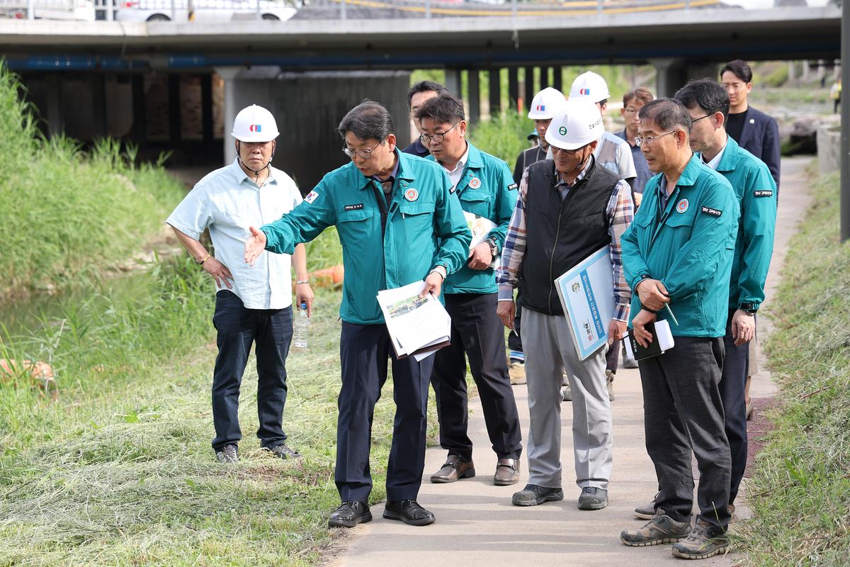 신어천하천정비사업 현장방문3