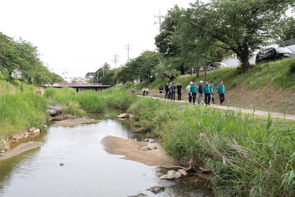 신어천하천정비사업 현장방문4