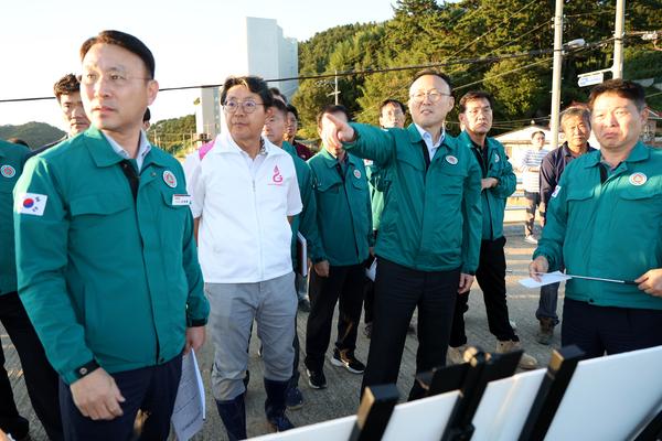 행안부차관수해 현장방문