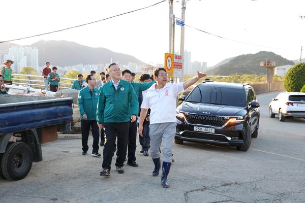 행안부차관수해 현장방문
