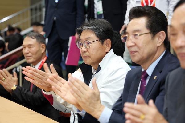 전국체전태권도경기장격려방문