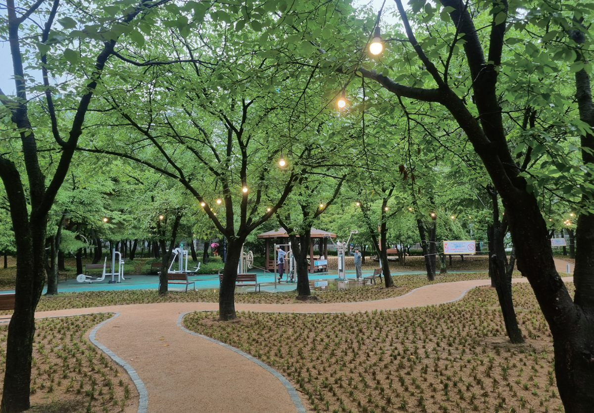 거북공원 맨발 산책로