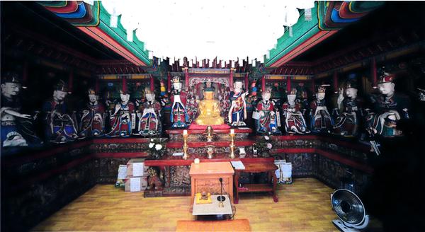 김해 은하사 목조지장보살삼존상 및 시왕상 일괄0