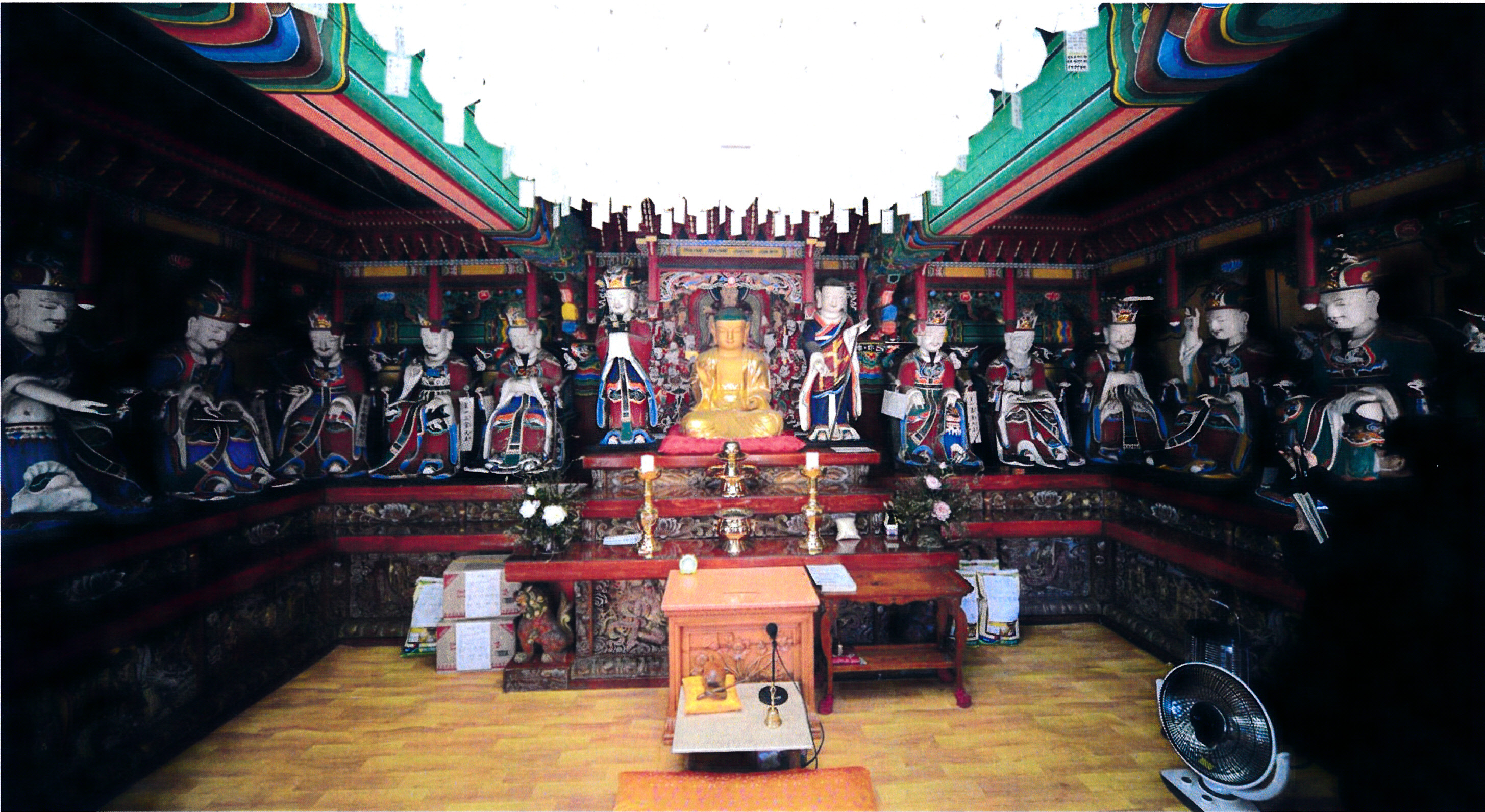 김해 은하사 목조지장보살삼존상 및 시왕상 일괄0