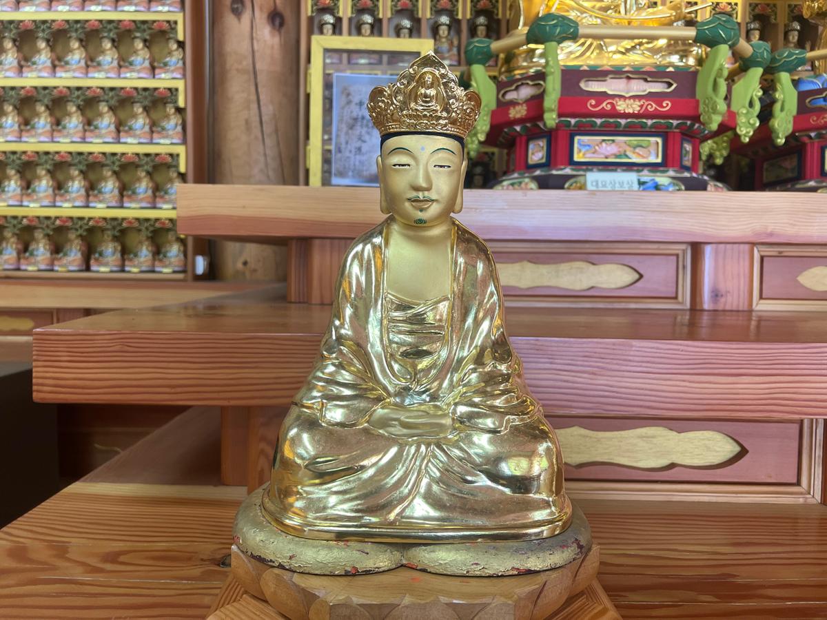 김해 관음정사 소조보살좌상0