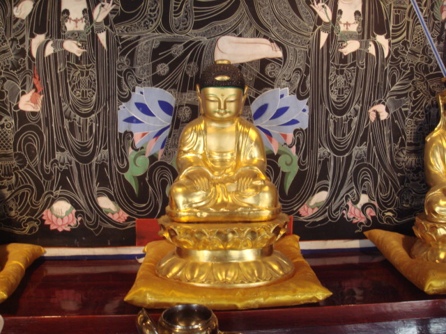 김해 모은암 석조 아미타여래좌상0