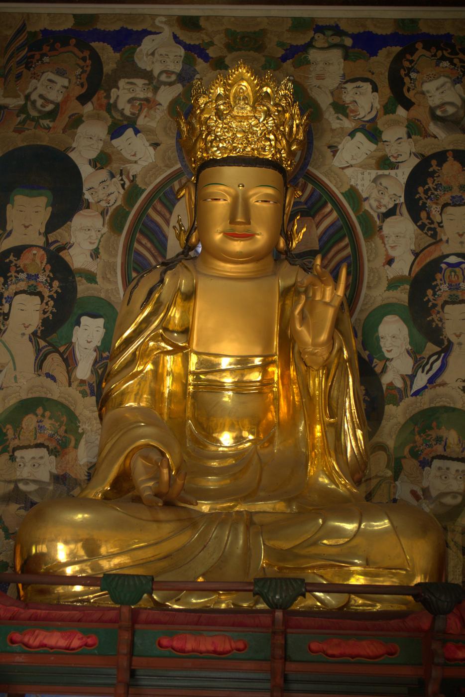 김해 은하사 대웅전 목조관음보살좌상0