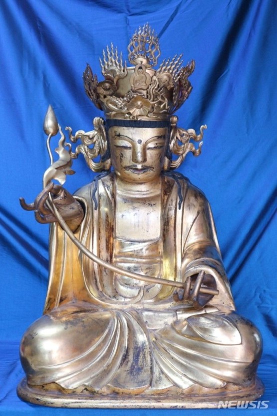 김해 대광명사 목조보살좌상0