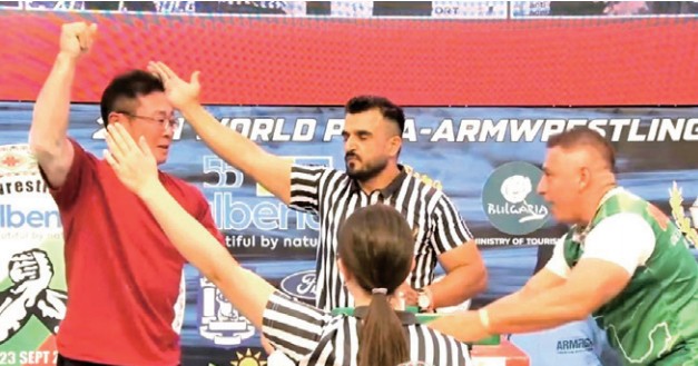김해 팔씨름왕, 세계 3위 등극0