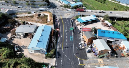 상동IC 우회전차로 확장0