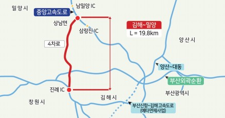 김해~밀양 고속도로 예비 타당성 조사 통과0