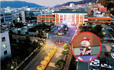 김해시청 빛트리 점등0