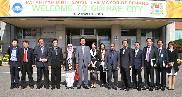 말레이시아 페낭 시장 일행 김해 방문1