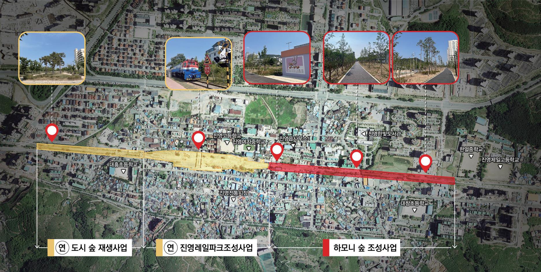 김해시, 경전선 폐선부지 활용 ‘진영 하모니숲길’ 조성 계획도