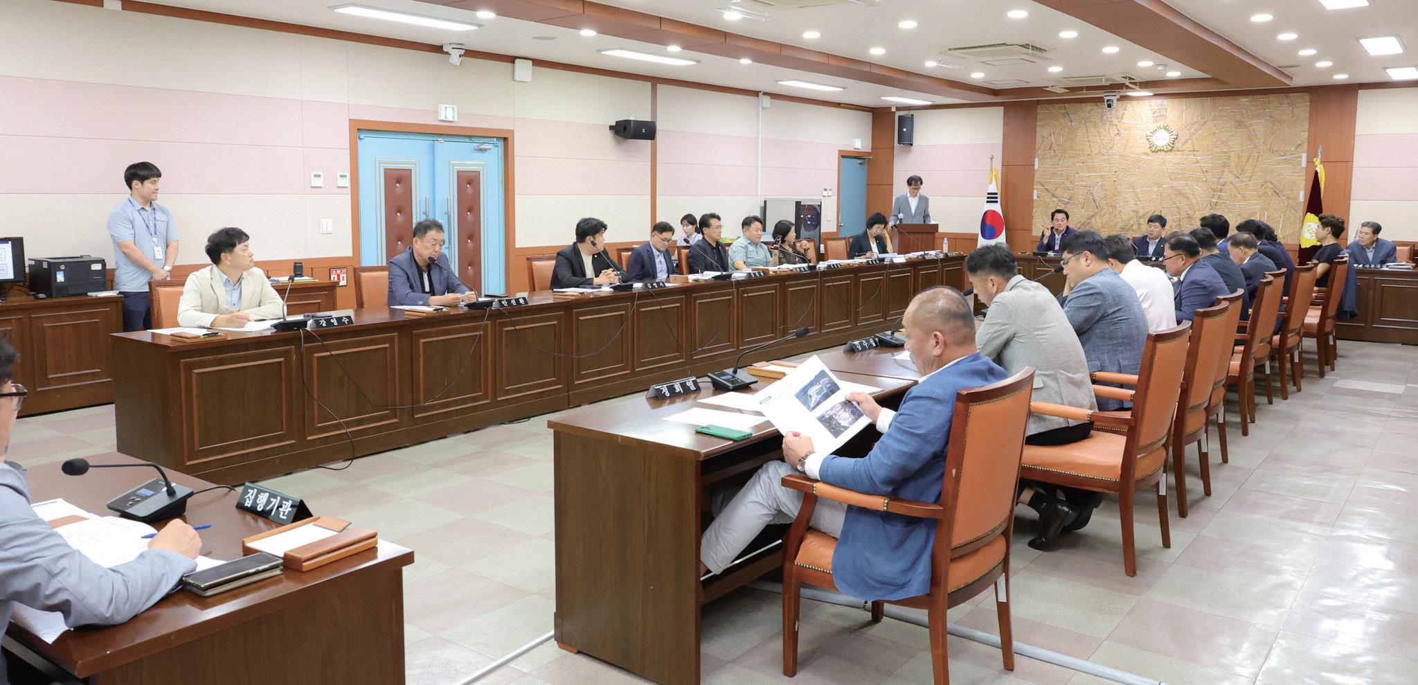 김해시의회, 9월 의원간담회 개최