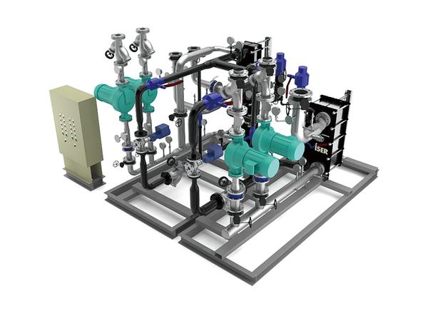 열교환기(지역난방 컨팩트 설비 유니트)