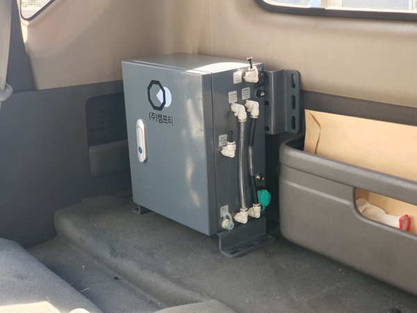 수소 pem 수전해 스택을 활용한 내연기관 차량용 배출가스/연료 저감기