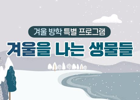 겨울 방학 특별 프로그램 겨울을 나는 생물들