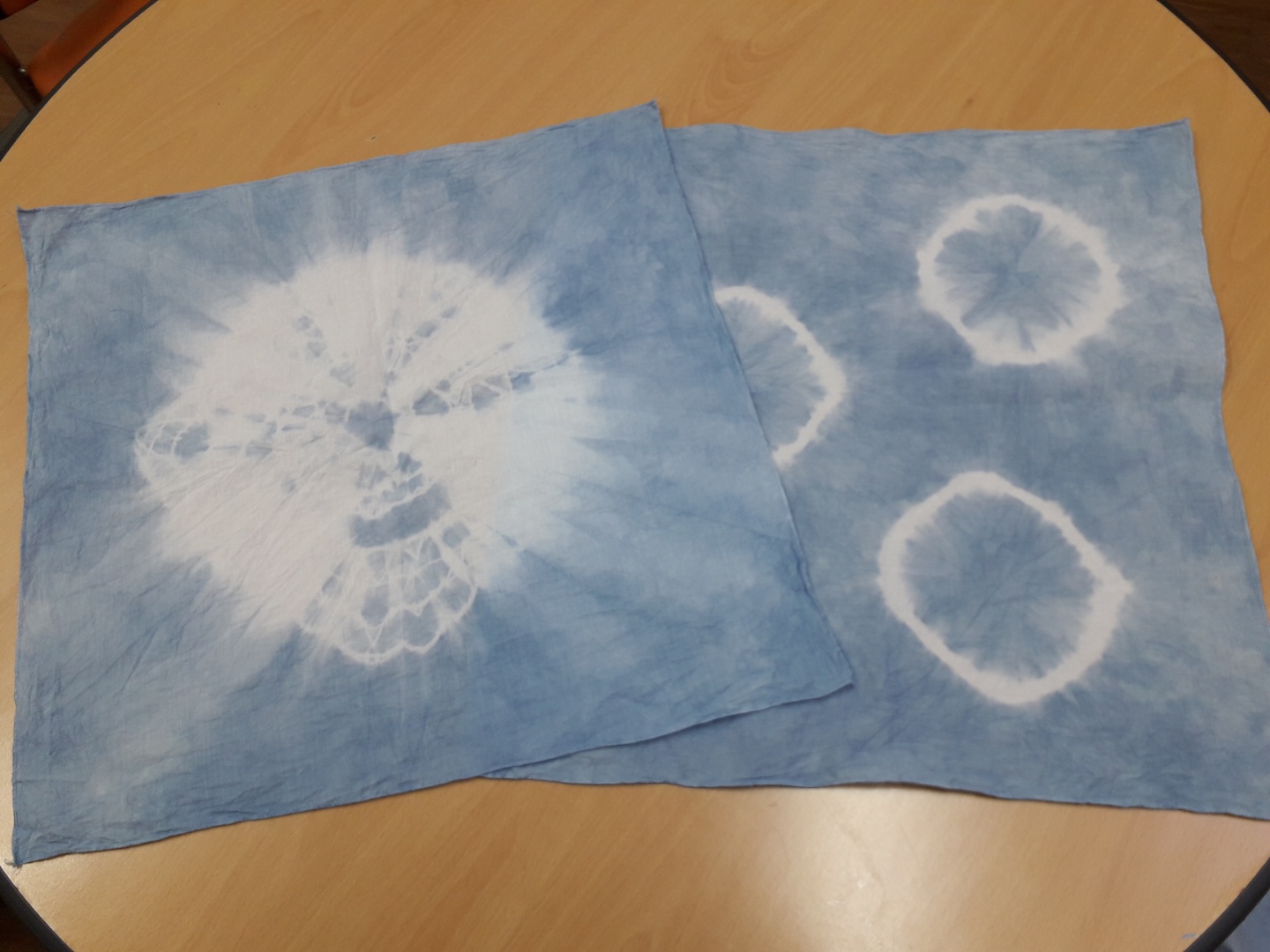 천연 염색 손수건