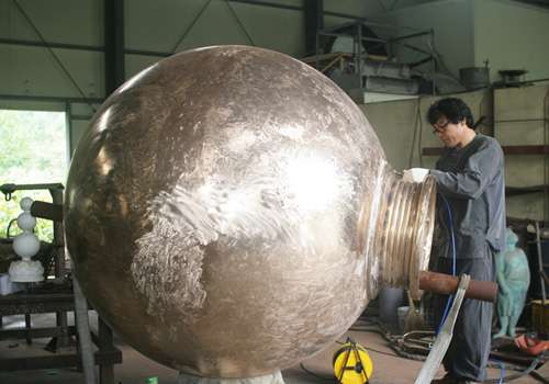 Space Tower Bronze Casting