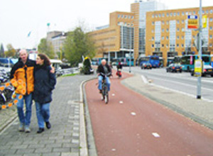 그로닝겐(간선도로변 자전거)