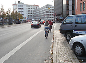 차도 설치형 - 노면표시