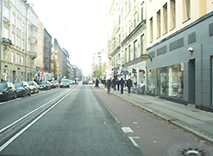 도심부 차로 축소(4 → 2차로)