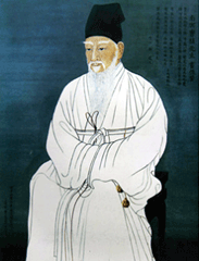 조원섭 화백이 남명학연구원과 후손들의 의뢰를 받아 그린 남명 선생 영정