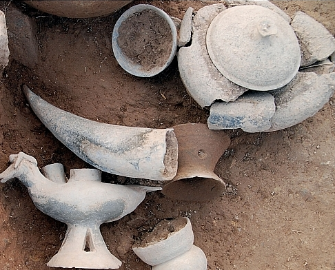 가야시대 오리모양 토기