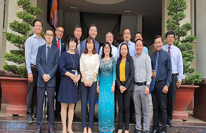 2019년 김해시-비엔호아시 교류실무협의 당시 김해시·비엔호아시 대표단 기념사진