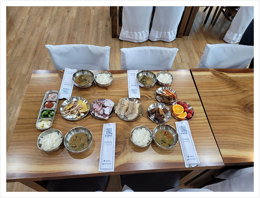 다회 용기 사용 사진