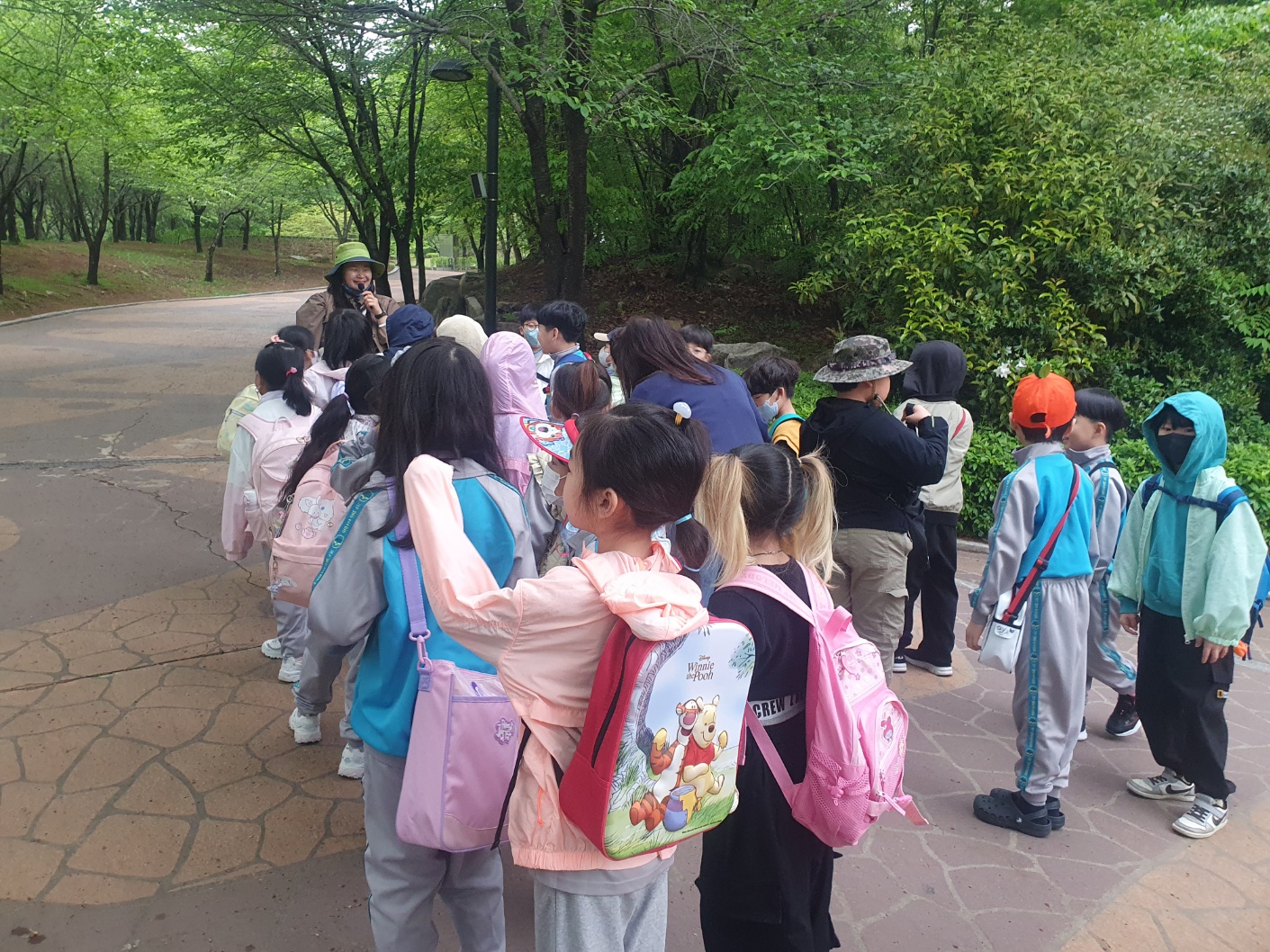 분성산생태숲 올라가는길