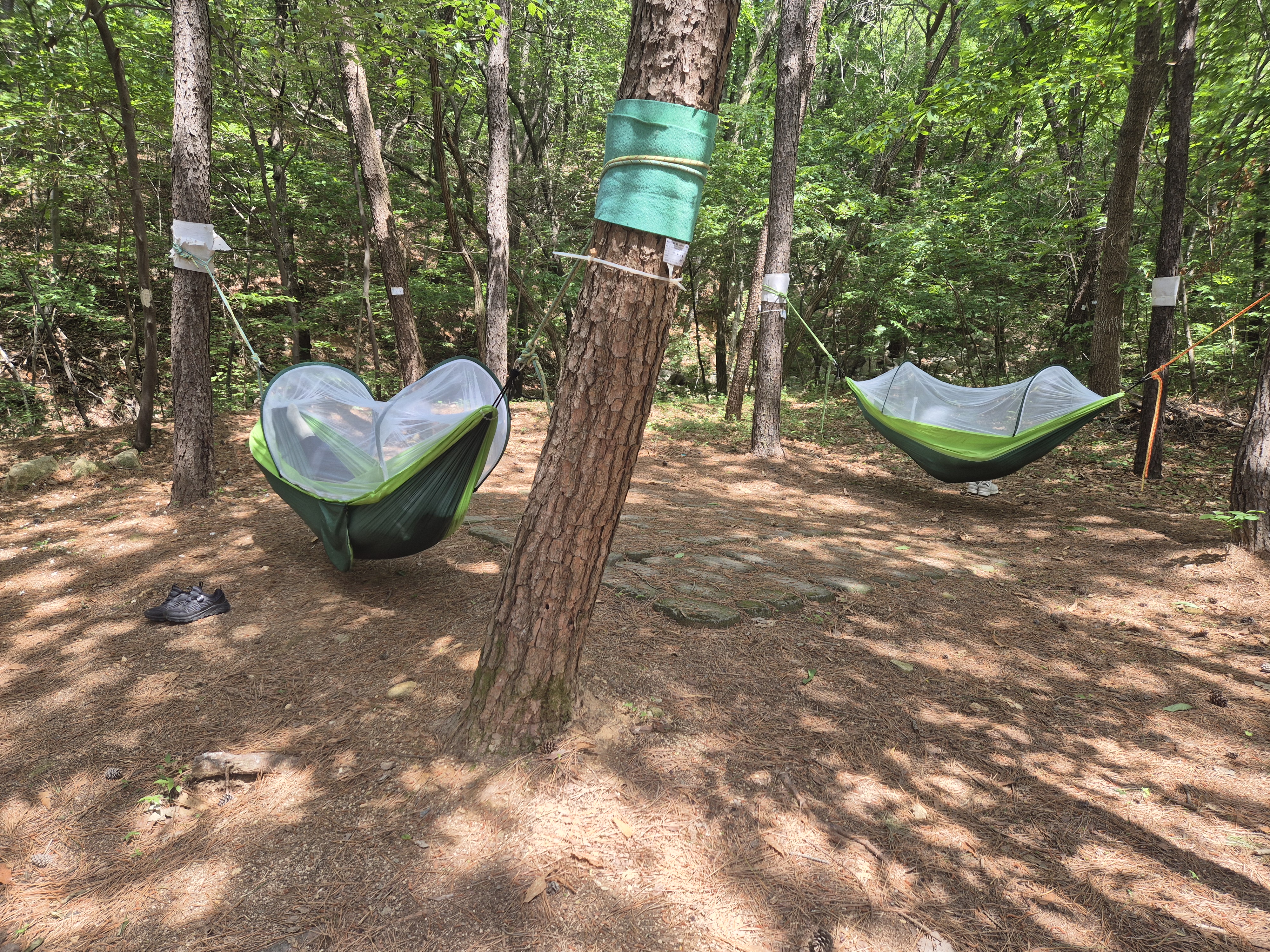 해먹체험으로 심신안정